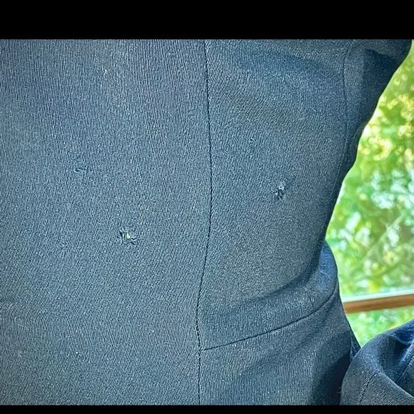 ▪️VTG▪️FORSTMANN▪️1940's 1950's 2-Piece Navy Blue Tailored Wool Skirt Suit - Picture 9 of 15